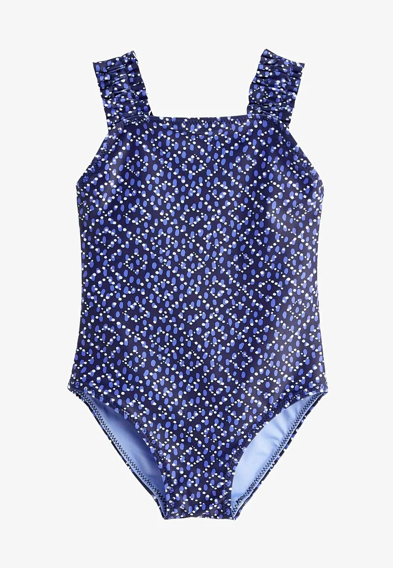 Next RUCHED SLEEVE - Badeanzug - Blue Woodblock 6 Next RUCHED SLEEVE - Badeanzug - Blue Woodblock – Bild 4