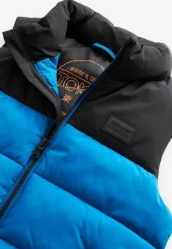 Next PADDED PUFFER - Weste - Blue Colourblock -Oberbekleidung Verkäufe a34c156fc8d94df891c520f0ab7b43cb