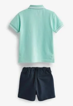 Next EMBROIDERY AND SET - Shorts - Mint Blue Boat -Oberbekleidung Verkäufe a3b1cf20280243328e2d859eca3c74f2