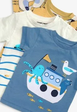 Next 3 PACK - T-Shirt Print - Mottled Dark Yellow -Oberbekleidung Verkäufe a441be919dc34452b9019cb7305acd87