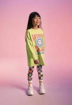 Next SET - Sweatshirt - Lime Green Checkerboard