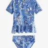 Next SET - Bikini - Blue White Floral -Oberbekleidung Verkäufe a6c6a6f1b19f4f0eaae6ec35ea74762c
