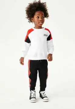 Next SET STANDARD - Sweatshirt - Black/white/red