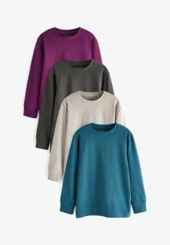 Next 4 PACK LONG SLEEVE - Langarmshirt - Blue -Oberbekleidung Verkäufe a8348cd9dbe14a79aecf34b81a1c6669