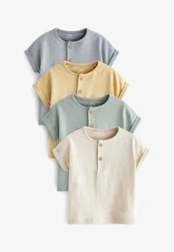 Next 4 PACK STANDARD - T-Shirt Basic - Blue -Oberbekleidung Verkäufe a84846cfbd114e9899a9b867a44bd31d