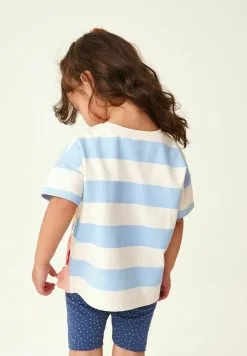 Next SHORT SLEEVE AND CYCLING SET - Shorts - Blue White Bunny