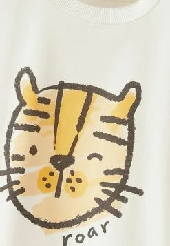 Next SHORT SLEEVE CHARACTER - T-Shirt Print - White Tiger Oversized -Oberbekleidung Verkäufe ac28630a37004770bec68c0ac53631b9