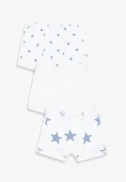 Next 3 PACK - Badehose Pants - White/blue