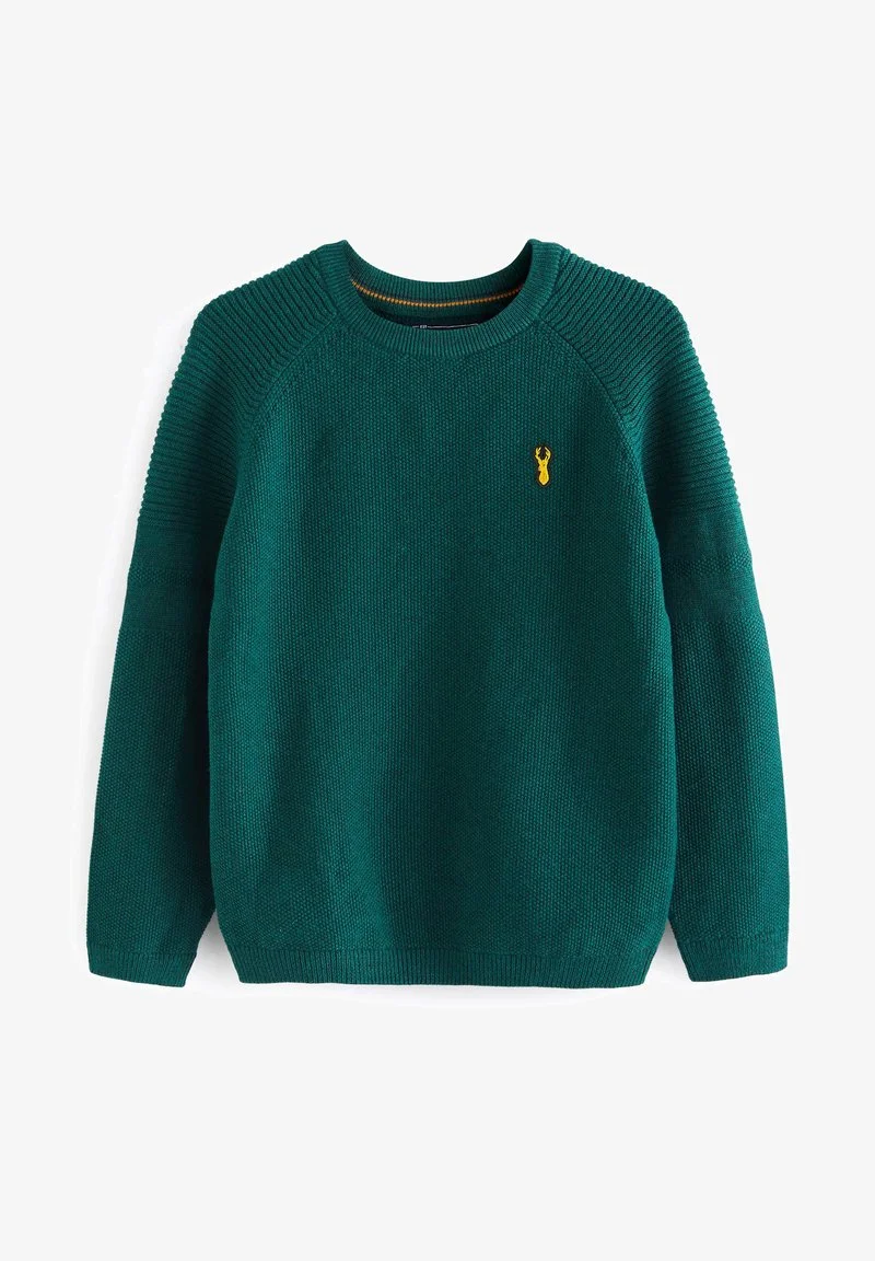 Next TEXTURED CREW - Strickpullover - Yellow 7 Next TEXTURED CREW - Strickpullover - Yellow – Bild 5