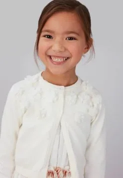 Next OCCASION STANDARD - Strickjacke - Ecru Cream Marl