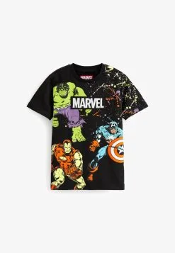 Next SHORT SLEEVE MARVEL AVENGERS STANDARD - T-Shirt Print - Black Splat -Oberbekleidung Verkäufe b2c7d851bb3143b88c56f3d345639573 3