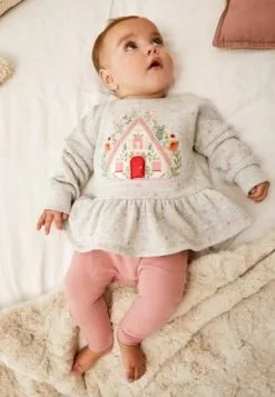 Next GLITTER STAR PRINT PEPLUM HEM SET STANDARD - Strickpullover - Ochre Yellow Cream -Oberbekleidung Verkäufe b3235086c0f842789ad9f327a2341403