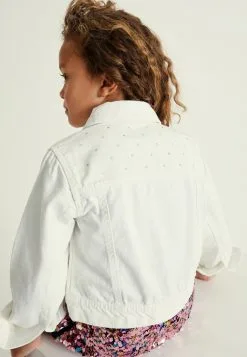 Next DIAMANTE WESTERN STANDARD - Jeansjacke - White -Oberbekleidung Verkäufe b3c5436b462b4022a8df3e1d20f51ee1