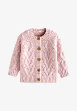 Next CHUNKY - Strickjacke - Pink -Oberbekleidung Verkäufe b477ac3c16714b76ae9bd22c9d49cdd9