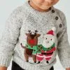 Next RUDOLPH AND SANTA CHRISTMAS - Strickpullover - Grey -Oberbekleidung Verkäufe b50c88c48fba43d5af648b49e5382145