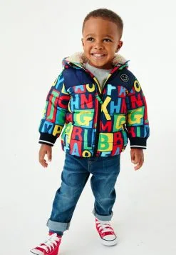 Next ALPHABET ALL OVER PRINT PUFFER STANDARD - Winterjacke - Multi