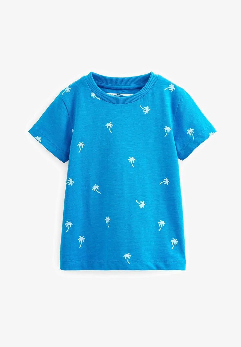 Next SHORT SLEEVE ALL OVER PRINT - T-Shirt Print - Teal Blue Smile Faces 8 Next SHORT SLEEVE ALL OVER PRINT - T-Shirt Print - Teal Blue Smile Faces – Bild 6