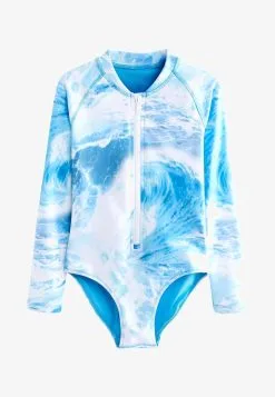 Next LONG SLEEVED STANDARD - Badeanzug - Blue White 12 Next LONG SLEEVED STANDARD - Badeanzug - Blue White -Oberbekleidung Verkäufe b980420817b149aeb71955ee9ed13dd1 2