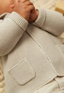 Next Strickjacke - Stone -Oberbekleidung Verkäufe ba911a719bd849b9a23d654727b70bb2