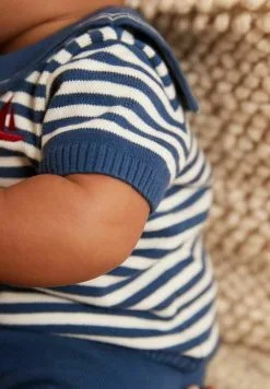 Next 2PC AND COLLAR SET STANDARD - Shorts - Navy White -Oberbekleidung Verkäufe bfa6142a23c44769b9e39fd01380ffe6