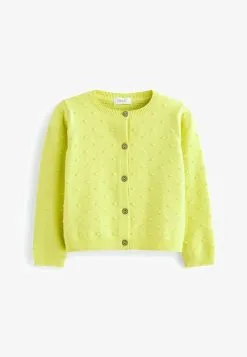 Next BOBBLE STANDARD - Strickjacke - Lime Green -Oberbekleidung Verkäufe c2bdd2b5eb7249c88019727f4c5ddd77 1