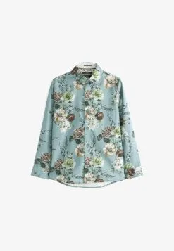 Next LONG SLEEVE SIGNATURE STANDARD - Hemd - Blue -Oberbekleidung Verkäufe c41a2b8258794fa5bd6330c2aeb12100