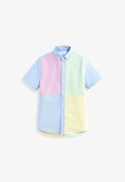 Next VERTICAL STRIPE SHORT SLEEVE STANDARD - Hemd - Blue Pastel -Oberbekleidung Verkäufe c53a907bb08b45808d498a3c52579572