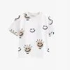 Next SHORT SLEEVE ALL OVER PRINT - T-Shirt Print - White Smiley -Oberbekleidung Verkäufe c6899bb94483461a84c7f1f47ab76074