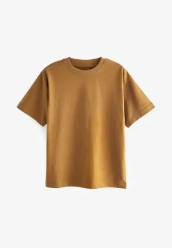 Next SHORT SLEEVE - T-Shirt Basic - Tan Brown