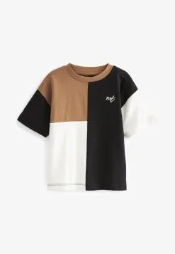 Next SHORT SLEEVE COLOURBLOCK - T-Shirt Print - Rust Brown/navy -Oberbekleidung Verkäufe c750a70b603c48fb983a6f59b10b8c1b 1