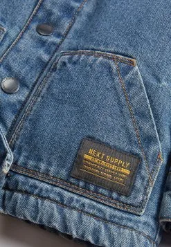 Next BORG - Jeansjacke - Blue -Oberbekleidung Verkäufe c888bdf586ac4e6787d144a6f5ac8afa