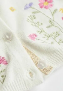 Next EMBROIDERED STANDARD - Strickjacke - White -Oberbekleidung Verkäufe c8a1d3695a6c4af3b4f6adc5727e7725