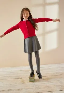 Next SCALLOPED EDGE SCHOOL - Strickjacke - Red