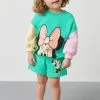Next MINNIE MOUSE SET STANDARD - Sweatshirt - Green -Oberbekleidung Verkäufe ce560de38b2d4a99b70f309abd36d947