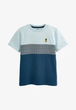 Next COLOURBLOCK SHORT SLEEVE 3 16YRS - T-Shirt Print - Navy Blue White -Oberbekleidung Verkäufe d0d2c0909cc941f9ae604a2ada55b691