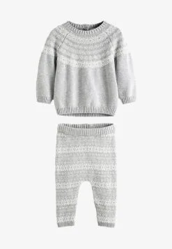 Next 2 PIECE SET - Strickpullover - Grey -Oberbekleidung Verkäufe d295facd43ee4749a1032f0d28cbec81 1