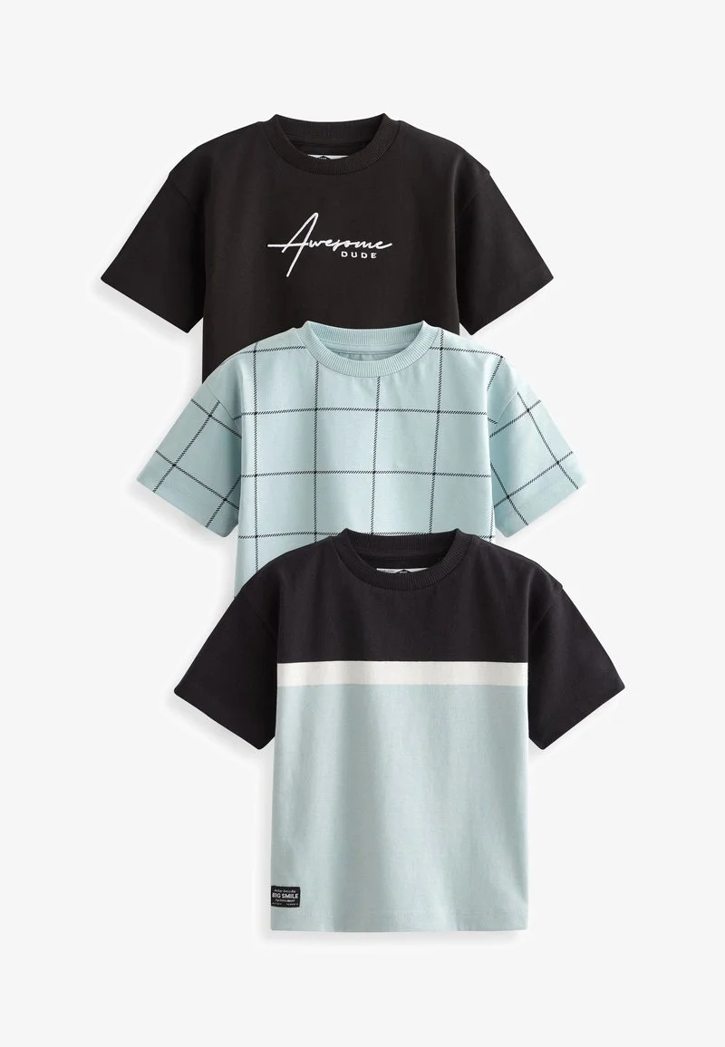 Next SHORT SLEEVE CHARACTER 3 PACK - T-Shirt Print - Blue Green Diggers 6 Next SHORT SLEEVE CHARACTER 3 PACK - T-Shirt Print - Blue Green Diggers – Bild 4