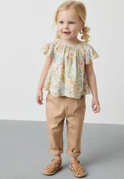 Next 2 PIECE SET STANDARD - Jeans Relaxed Fit - Natural