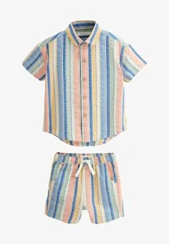Next SHORT SLEEVE VERTICAL STRIPE SET - Shorts - Rainbow -Oberbekleidung Verkäufe d6a4711d3a0449d4b25cfd397dd6088d 1