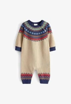 Next ALL OVER PRINTED AND LONG SLEEVE SET STANDARD - Jumpsuit - Rust Brown Sunshine -Oberbekleidung Verkäufe d790e7dee9124e8998007a5d952e2802