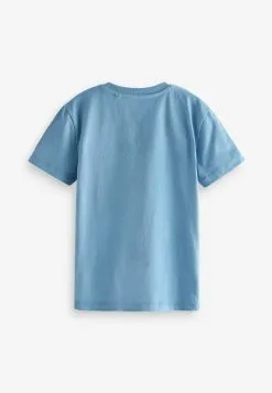 Next 4-PACK STAG EMBROIDERED SHORT SLEEVE - T-Shirt Basic - Blue 9 Next 4-PACK STAG EMBROIDERED SHORT SLEEVE - T-Shirt Basic - Blue -Oberbekleidung Verkäufe d793868f6dcd4b158ebea89edb2acc7b