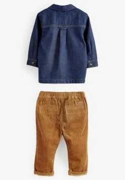 Next SET STANDARD - Stoffhose - Denim Rinse -Oberbekleidung Verkäufe d875f38366ad4e9b901ee65d55b83f5f