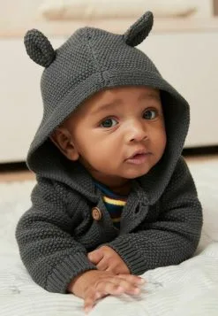 Next BEAR STANDARD - Strickjacke - Grey