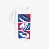 Next SHORT SLEEVE GRAPHIC STANDARD - T-Shirt Print - White Rugby
