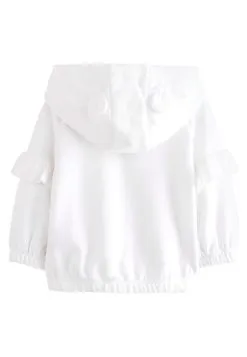 Next STANDARD - Sweatjacke - White Broderie -Oberbekleidung Verkäufe de1606070819458c9542a6ba9201af6f