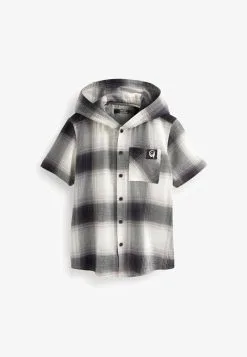 Next Hemd - Black White Check -Oberbekleidung Verkäufe e0672a90dfd24184b4616a19dc66fd40