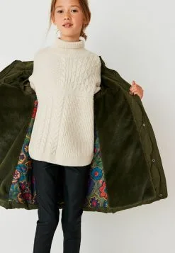 Next LONG - Wintermantel - Khaki Green -Oberbekleidung Verkäufe e282f869dc39455fa741a3233b04c265