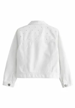 Next DIAMANTE WESTERN STANDARD - Jeansjacke - White -Oberbekleidung Verkäufe e3e1ccd462c64f73b87921aa3ea5cbb3