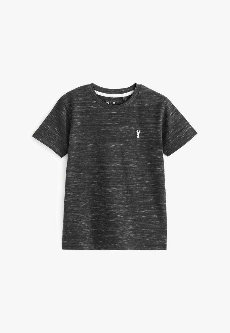 Next SHORT SLEEVES TEXTURED STANDARD - T-Shirt Basic - Black 3 Next SHORT SLEEVES TEXTURED STANDARD - T-Shirt Basic - Black