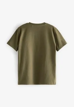 Next 4-PACK STAG EMBROIDERED SHORT SLEEVE - T-Shirt Basic - Green -Oberbekleidung Verkäufe e7cb1aed73194a869ff92cfa6ff05046